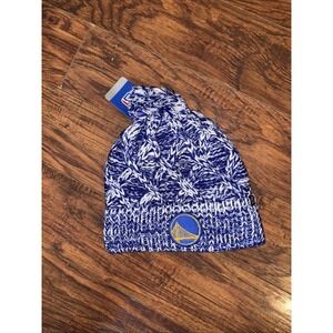 NEW NBA Golden State Warriors Beanie Snow Hat Pom Pom Ball Top Winter Purple